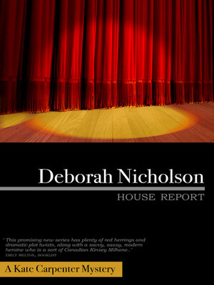 cover image of House Report, a Kate Carpenter Mystery